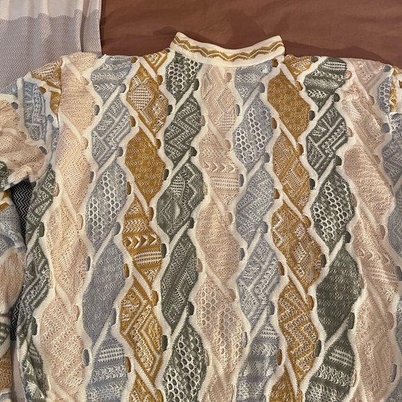 Coogi Australia Textured Knit Sweater XL | Made in Australia | Mercerised Cotton - Picture 3 of 11